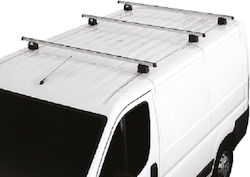 Fabbri – Opel Combo 2012-2018 Fiat Doblo Commercial 01/10> Aluminum Car Roof Bars Professional Heavy Duty 150 Cm Set 3 Bars Locks Included