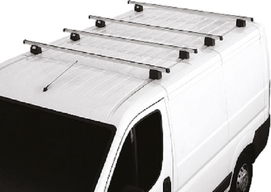 Fabbri – Opel Vivaro 03/19> Aluminum Professional Heavy Duty Car Roof Bars 150 Cm Set 4 Bars Includes Locks