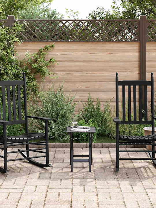 Set Cameră De Zi Pentru Exterior 2 Piese Negru