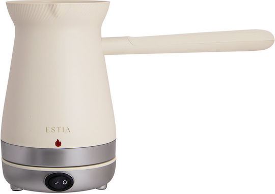 Estia Ivoris Electric Greek Coffee Pot 1000W with 500ml Brown Capacity