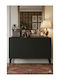 Sideboard Holz Grau 120x32x79cm