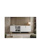 SteweHome Sideboard Holz 180x45x80cm Mehrfarbig