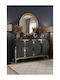 Sideboard Holz Braune 120x30x75cm