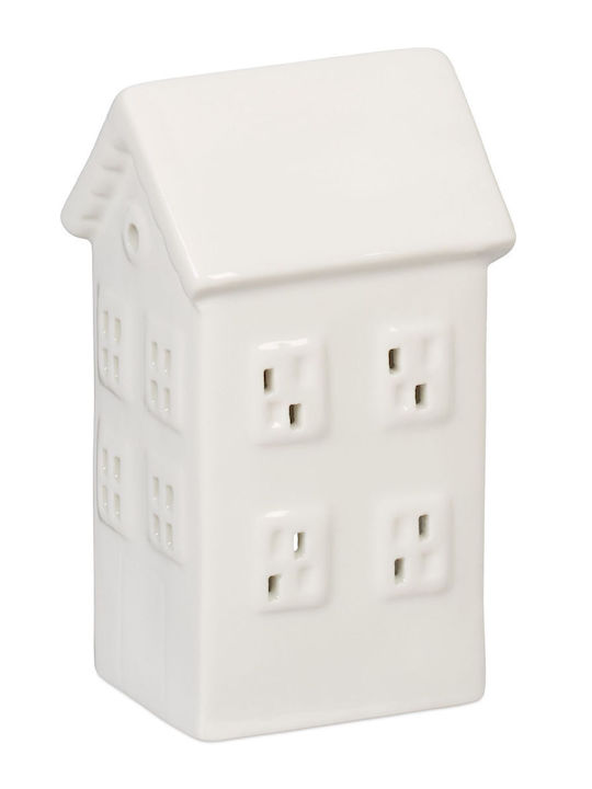Relaxdays Suport Pentru Lumânări În Culoare Albă 12x5.5x6 cm