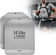 Vevor Vest Plates Curved Base Pairs 6.6 Kg Plates Tactical Weighted High Quality Steel Construction Vest Ergonomic Design Strength Endurance Training Running Jogging Fitness Intense Workouts