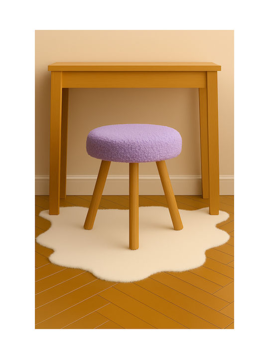 Wooden Retro Footstool 35x35x35cm