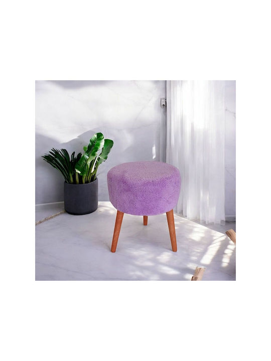 Living Room Wooden Round Stool 38x45x45cm