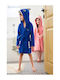 SteweHome Kids Bathrobe Blue Hooded