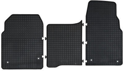 Petex Front Car Mats 3 Pieces for Volkswagen Transporter T7 2024+ 3-Seater Black