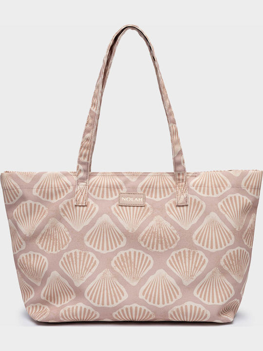 Nolah Coralenia Beach Bag Canvas Pink