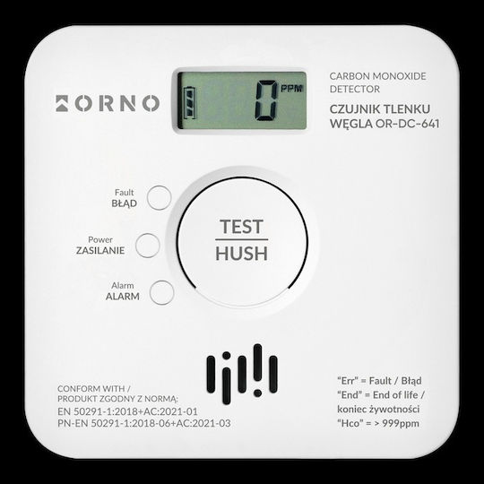 Orno Autonomous Carbon Monoxide Detector CO Wi-Fi