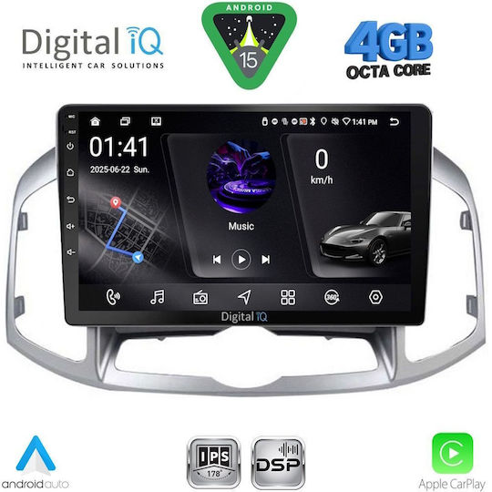 Digital IQ Ηχοσύστημα Αυτοκινήτου για Chevrolet Captiva 2012-2018 (Bluetooth/USB/WiFi/GPS/Apple-Carplay/Android-Auto) με Οθόνη Αφής 10"