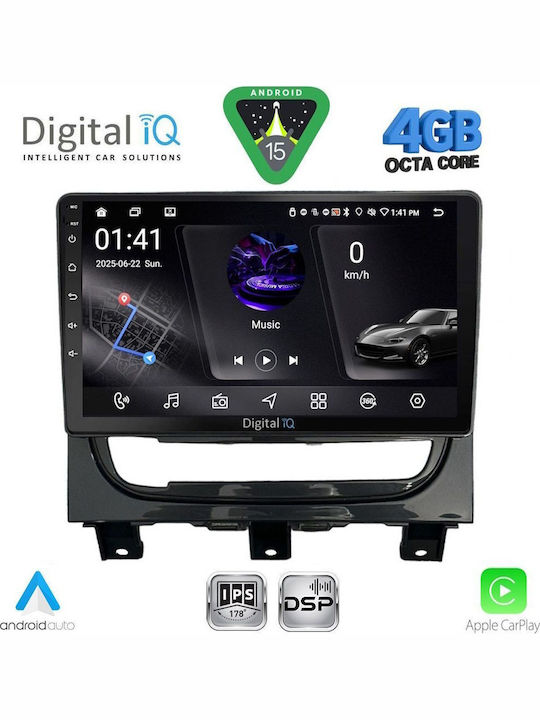 Digital IQ Car Audio System for Fiat Strada 2012-2020 Bluetooth USB WiFi GPS Apple CarPlay Android Auto with 9" Touch Screen