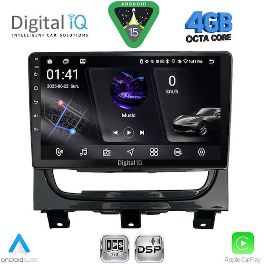 Digital IQ Car Audio System for Fiat Strada 2012-2020 Bluetooth USB WiFi GPS Apple CarPlay Android Auto with 9" Touch Screen