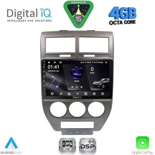 Digital IQ Ηχοσύστημα Αυτοκινήτου για Jeep Compass / Patriot 2007-2016 (Bluetooth/USB/WiFi/GPS/Apple-Carplay/Android-Auto) με Οθόνη Αφής 10"