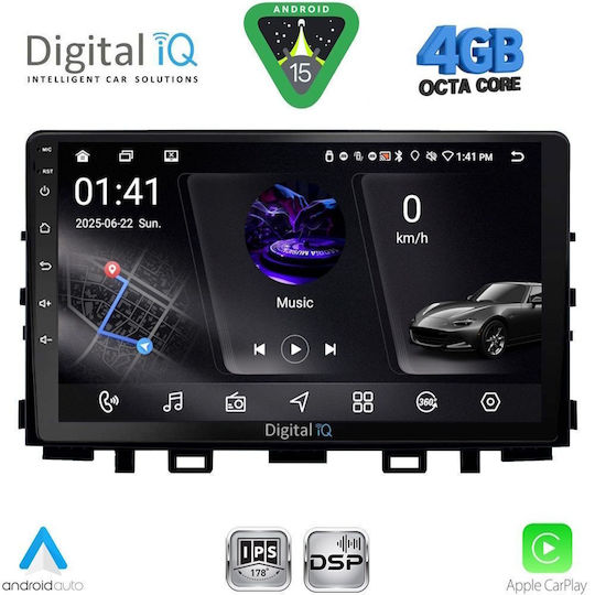 Digital IQ Car Audio System for Kia Rio Stonic 2018 with Touch Screen 9" Bluetooth USB Wi-Fi GPS Apple CarPlay Android Auto Digital IQ RSG 6316 CPA