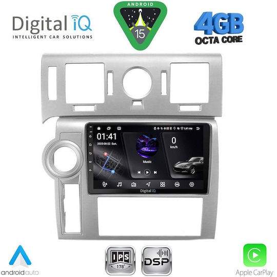 Digital IQ Ηχοσύστημα Αυτοκινήτου Hummer H2 2008-2009 (Bluetooth/USB/WiFi/GPS/Apple-Carplay/Android-Auto) με Οθόνη Αφής 9"