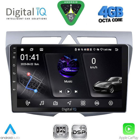 Digital IQ Car Audio System for Kia Picanto 2008-2011 Bluetooth USB WiFi GPS Apple CarPlay Android Auto with 9" Touch Screen