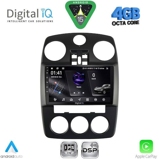 Digital IQ Car Audio System Chrysler PT Cruiser 2005-2010 Bluetooth USB WiFi GPS Apple CarPlay Android Auto with 9" Touch Screen