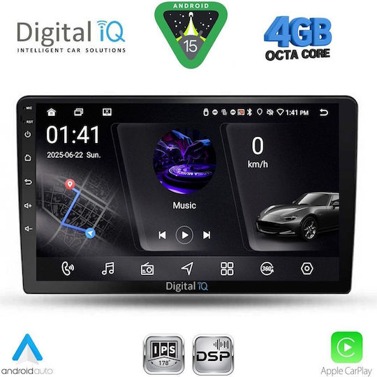 Digital IQ Car Audio System for Kia Ceed 2009-2012 Bluetooth USB WiFi GPS Apple CarPlay Android Auto with 9" Touch Screen