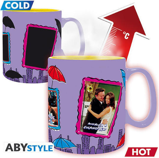 Friends Wärmeempfindliche Keramiktasse 460ml