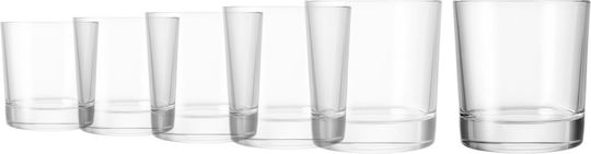 Borgonovo Indro Σετ Ποτήρια από Γυαλί 360ml 6τμχ