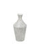 Artekko Dekorative Bambusvase Elfenbein Grau 30x30xH61cm