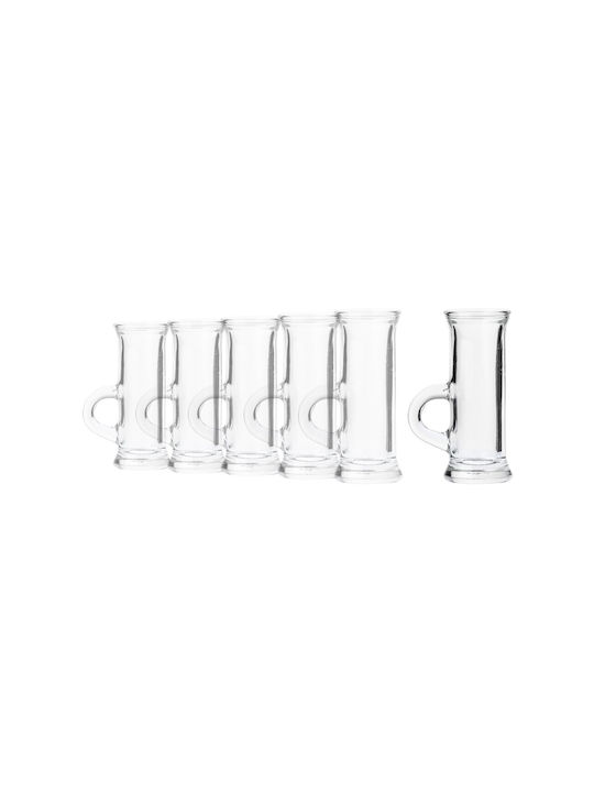 Borgonovo Borgonovo Set Brillen aus Glas 45ml 6 Stück