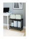 Black Bookcase 55x30x53.5cm
