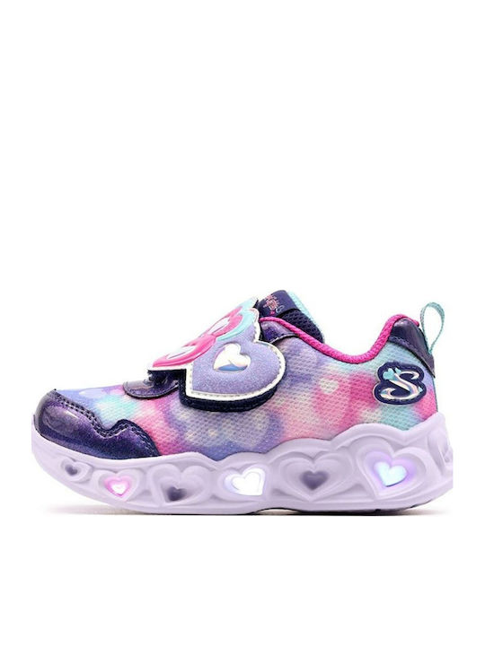 Skechers Heart Lights Adidași Copii Cu Închider...