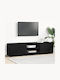 Dulap TV Negru 140x40x36cm