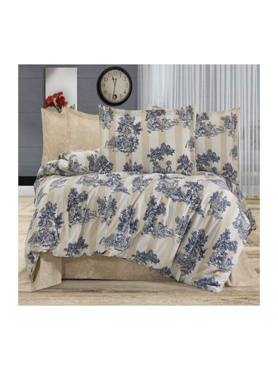 MayHome Σετ Πάπλωμα Μονό 160x240εκ. Μπεζ