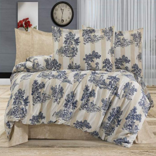 MayHome Σετ Πάπλωμα Μονό 160x240εκ. Μπεζ