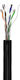Goobay U/UTP Cat.6 (Gigabit) Ethernet Network Cable Without Connectors 50m Black
