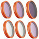 JSR Set of UV CPL Coloured Special Effects ND Light Pollution Lens Filters Diameter 76.2mm for Photographic Lenses