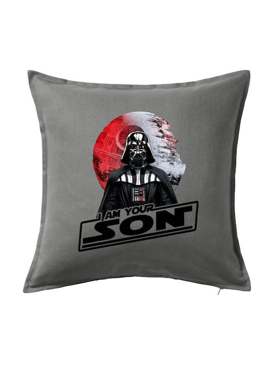 Star Wars I Am Your Son Kids Throw Pillow Gray ...
