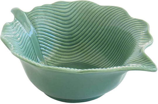 Easy-Life Servierschale Rund aus Porzellan Grünes mit Durchmesser 21cm