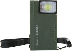 Uniross Rechargeable LED Head Flashlight IPX4 with Maximum Brightness 150lm