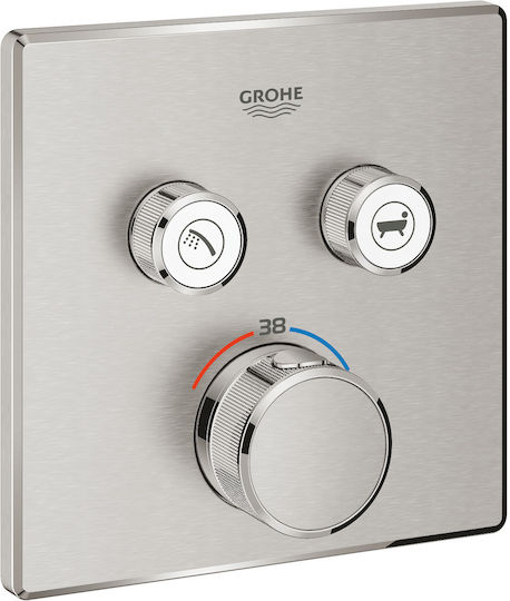 Grohe Combiner Baterie Încastrabilă pentru Duș Gri