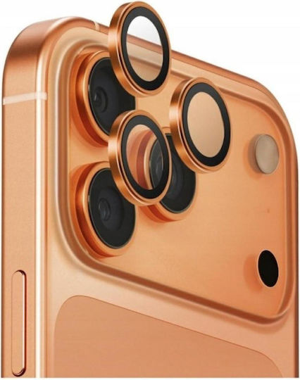 Spacecase Camera Protection Tempered Glass Orange for iPhone 17 Pro iPhone 17 Pro Max