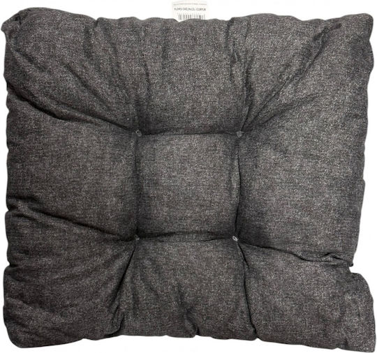 Garden Chair Cushion Bamboo Dark Gray 38x38cm