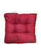 Garden Chair Cushion Bamboo Red 38x38cm