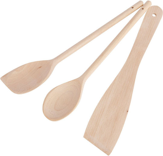 Kitchen Craft Σετ Ξύλινων Εργαλείων Μαγειρικής 3τμχ