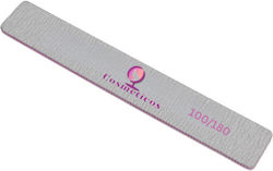 Cosmeticos Nail File Rectangular Gray Grit 100/180