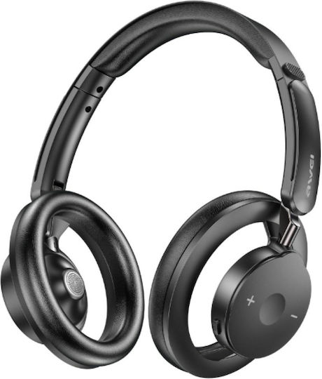 Awei AT33 Ασύρματα Bluetooth Over Ear Ακουστικά Μαύρα
