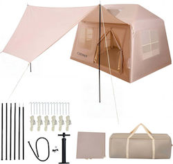 Costway Cort Gonflabil Bej Gonflabil Pentru 6 Persoane Costway Cort Gonflabil Bej Gonflabil Pentru 6 Persoane