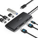 Lemorele TC510 USB-C Докинг Станция с HDMI 4K PD и Свързване на 2 Монитора Сребриста