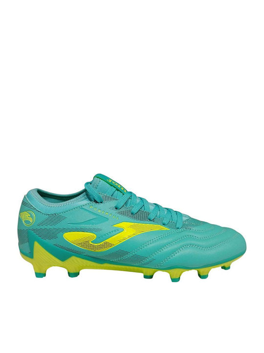 Joma Powerful Ghete Fotbal Cu Crampoane FG Turcoaz