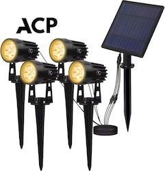 ACP Σετ 4 Καρφωτά Ηλιακά Φωτιστικά ACP Σετ 4 Καρφωτά Ηλιακά Φωτιστικά