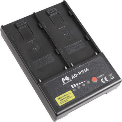 Adaptor Falcon Eyes Ad-ps1a De La Np-f La V-mount 2 Sloturi Np-f550 Np-f750 Np-f970